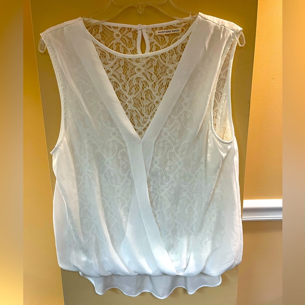 Women’s Mustard Seed  Silk blouse